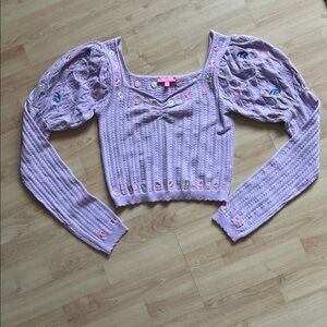 Sweet Harmony Cropped Sweater